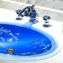 MAJESTIC クリスタルガラス洗面器668mm