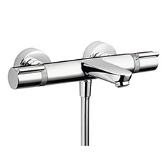 Versostat バスサーモスタット露出型 混合水栓 スパウト付