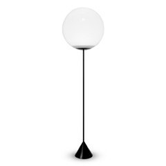 OPAL FLOOR 50 CONE (WHITE/BLACK)LED