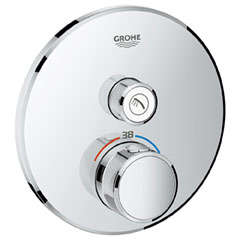 GROHTHERM SMARTCONTROL サーモスタット 1バルブ混合栓 ラウンドタイプ 化粧部
