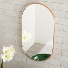 ブロンズフレームミラー400×720mm