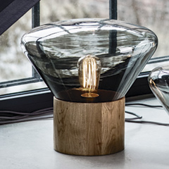 Muffins M テーブルライト (スモークグレイ/ヨーロピアンオーク)