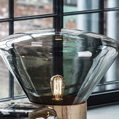 Muffins L テーブルライト (スモークグレイ/ヨーロピアンオーク)