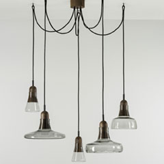 Shadows ペンダントライトセット (スモークグレイ)ペンダント5個セット