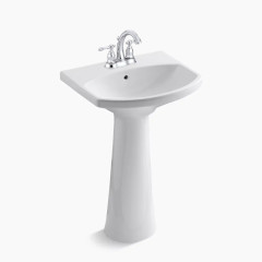 【数量限定品】シマロンペデスタル4・ケルストン2ハンドル混合栓セット+Pトラップ