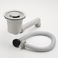 排水トラップセット(排水フタステンレス仕様)