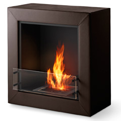 CUBE BK LEATHER BROWN