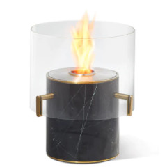 Pillar 3 Marble Black Low