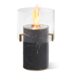 Pillar 3 Marble Black Tall