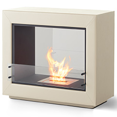 VISION BK LEATHER IVORY