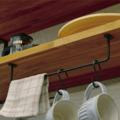 カウンタータオルバー350mm　ブラック