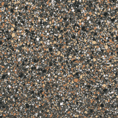 インテグラージュカウンター50　幅:600〜749mm カラー:EARTH 側面化粧:左側面化粧仕上げ カウンタ―デザイン:トメ接着加工