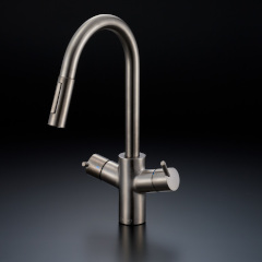 タリスS2ヴァリアルク 浄水器付き シングルレバーキッチンシャワー混合水栓