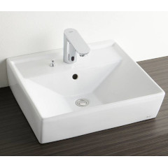 【キャンペーン】SQUARE LINE Medi 洗面ボウルセット カウンター用 (ボトルトラップ+床給水) ピュアホワイト