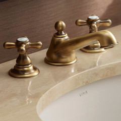 Elsa 2ハンドル洗面混合栓(引棒有り)