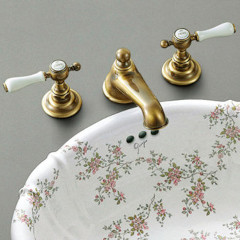 Elsa 2ハンドル洗面混合栓(引棒有り)