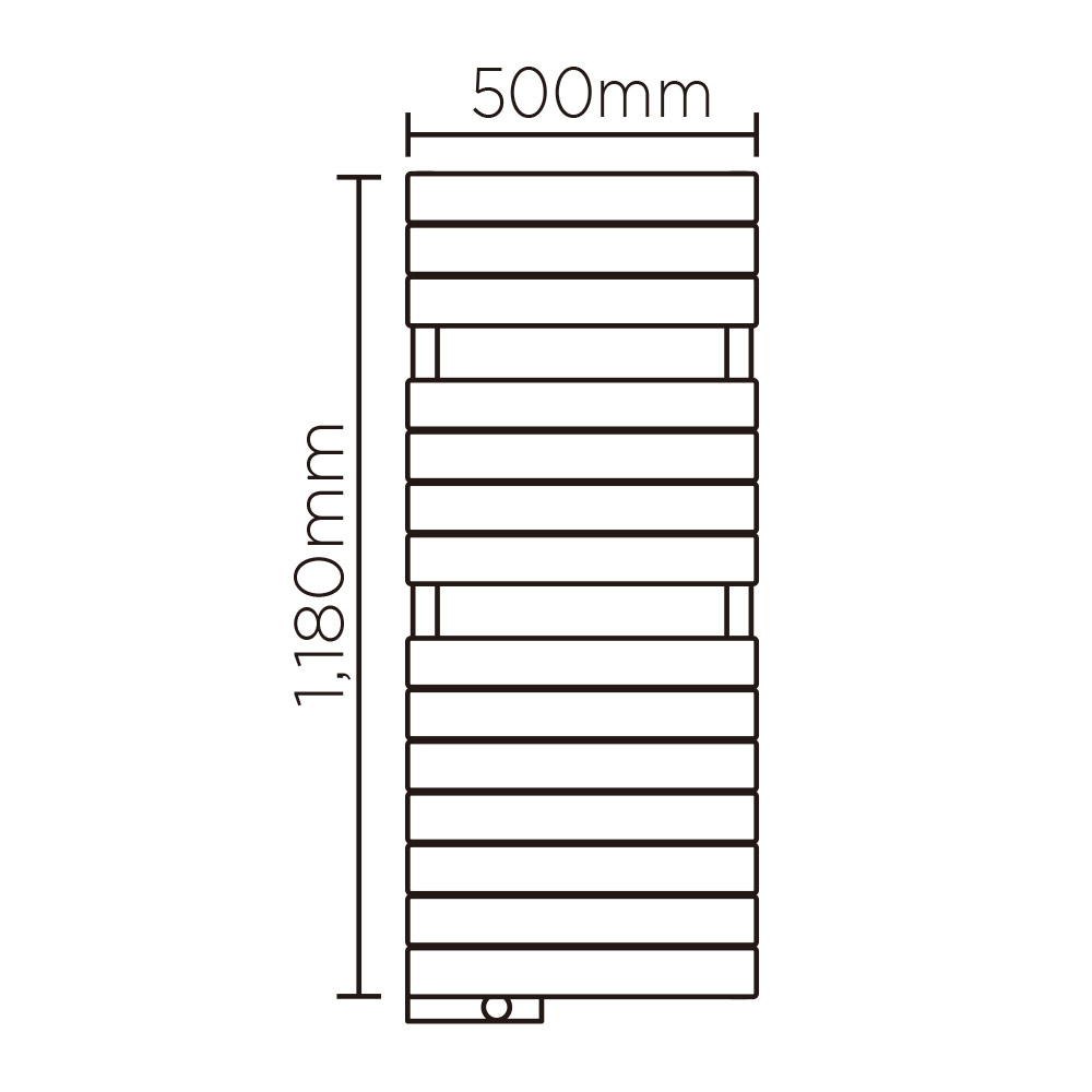 EX(高さ:1180mm 幅:500mm スイッチボックス左 P102 )アースブラウン