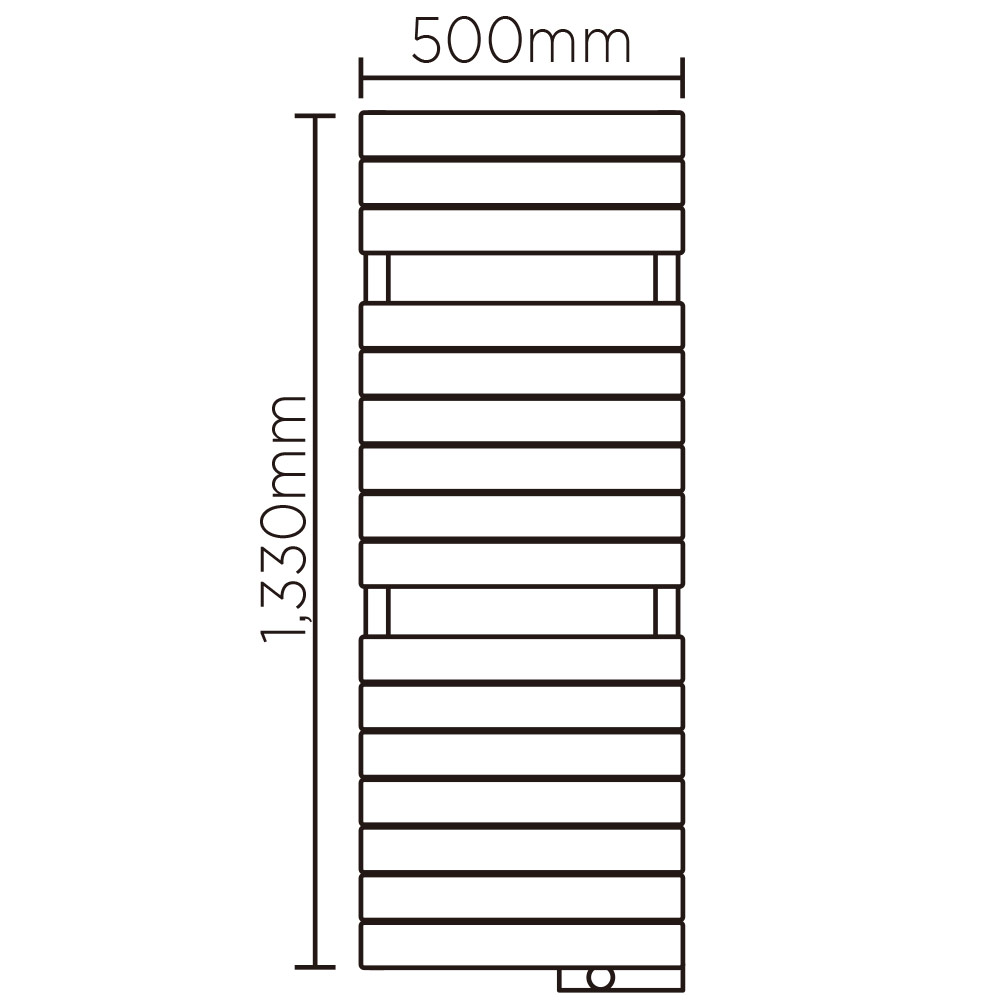 EX(高さ:1330mm 幅:500mm スイッチボックス右 P042 )グレー5