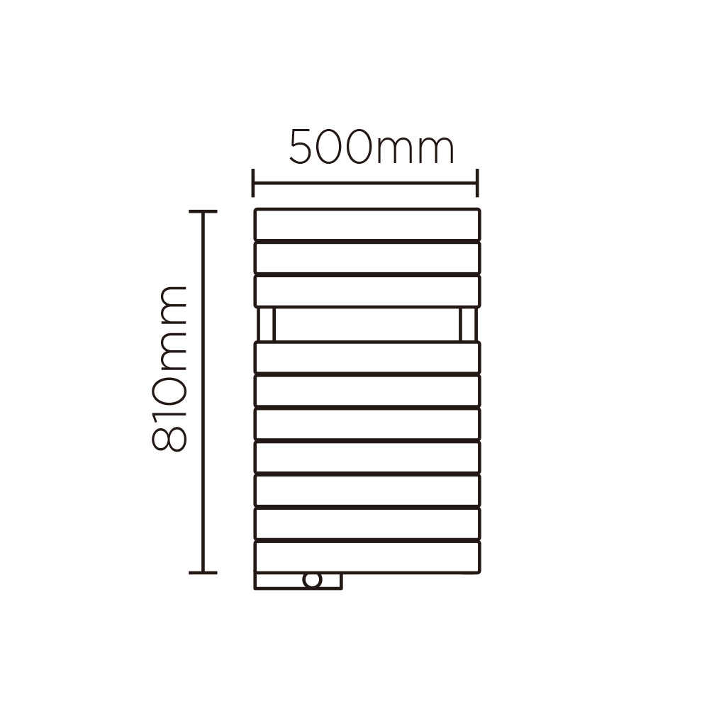 EX(高さ:810mm 幅:500mm スイッチボックス左 SILVER )ミルキーシルバー
