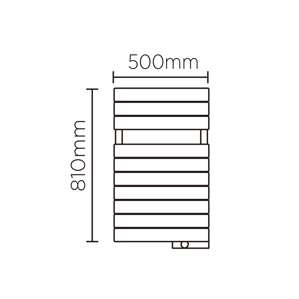 EX(高さ:810mm 幅:500mm スイッチボックス右 SILVER )ミルキーシルバー