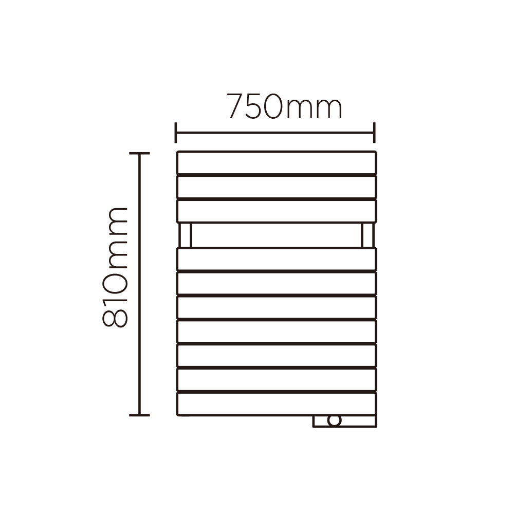 EX(高さ:810mm 幅:750mm スイッチボックス右 SILVER )ミルキーシルバー