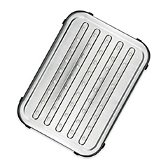 アドバンスシンクオプション　水切りプレート　ヘアライン