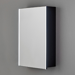 LEDミラーキャビネット 500×H750mm 1面鏡・前面光タイプ(4000K)