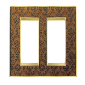スイッチ/コンセントプレート デコーブラス/ブライト ゴールド