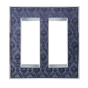 スイッチ/コンセントプレート デコーノイアー/ブライト クローム