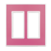 スイッチ/コンセントプレート アクセントピンク