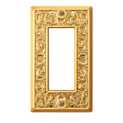 スイッチ/コンセントプレート ゴールド