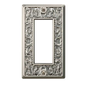 スイッチ/コンセントプレート サテンニッケル