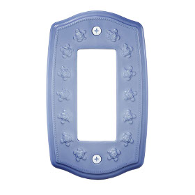 スイッチ/コンセントプレートライトブルー