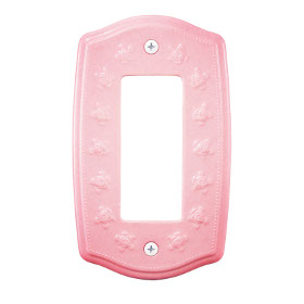 スイッチ/コンセントプレートピンク