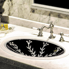 MAJESTIC クリスタルガラス洗面器668mm