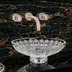 Achilleion350 ELIZABETH クリスタルガラス手洗器350mm(置き型・Vessel)