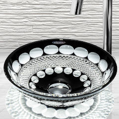 MIMI Caesar クリスタルガラス手洗器280mm (Black)