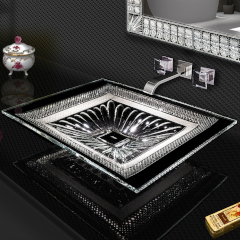 Rhapsody600 GAIA クリスタルガラス洗面器600mm(置き型・Vessel)