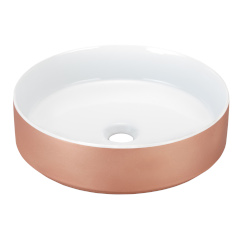 Candy 置き型手洗器405mm　ホワイト×チプリアマテリック