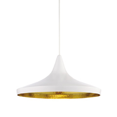 BEAT WIDE PENDANT LED WHITE-OC