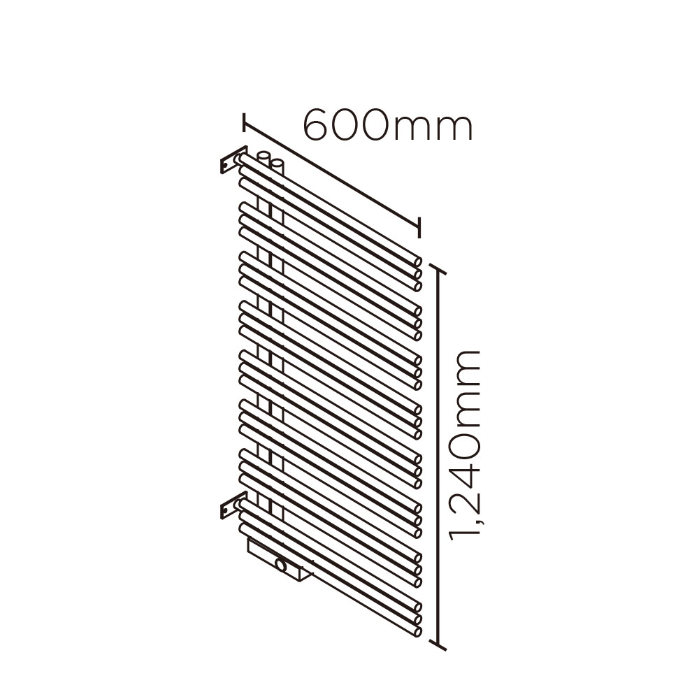 YAE90壁垂直設置(高さ:1240mm 幅:600mm 右開き P107 )ダークグリーン