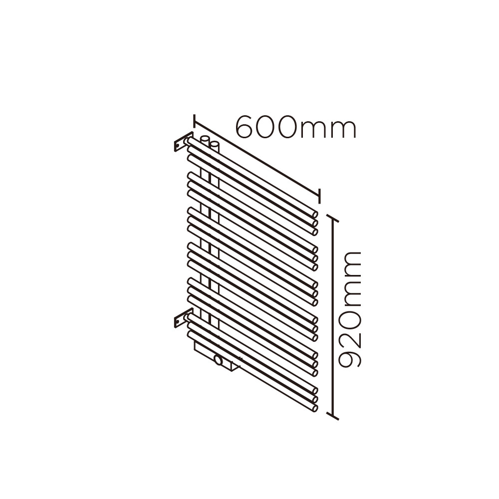 YAE90壁垂直設置(高さ:920mm 幅:600mm 右開き P042 )グレー5