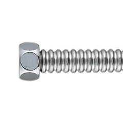 フレキホース400mm (クロム)