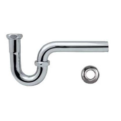 Pトラップユニット(クロム)